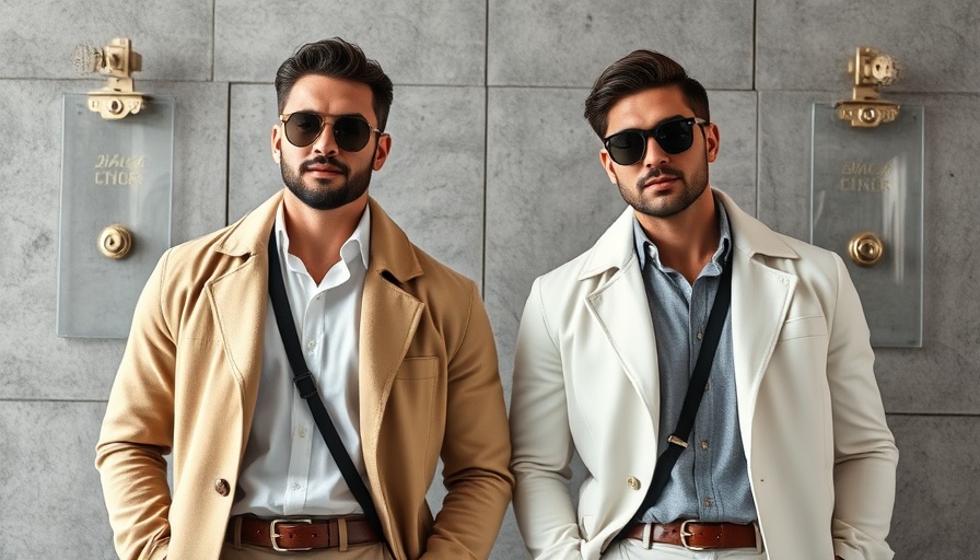 Fashionable men redefining changing male wellness space.