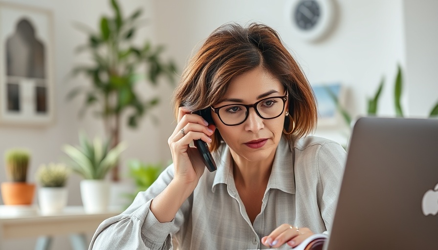 Middle-aged woman addressing ageism in the workplace, writing notes.