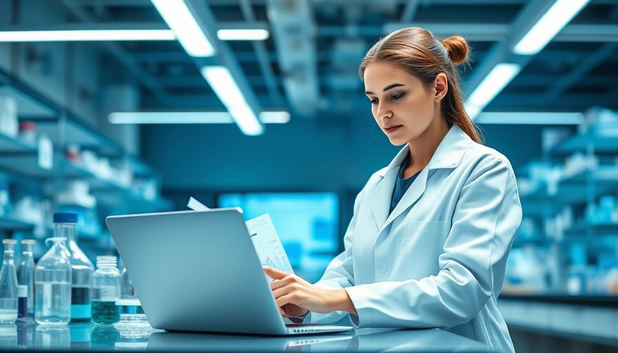 Scientist analyzing data in a virtual cell lab in biomedical research setting.