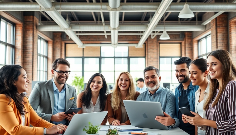 Young professionals collaborating in a modern office, managing Gen Z dynamics.