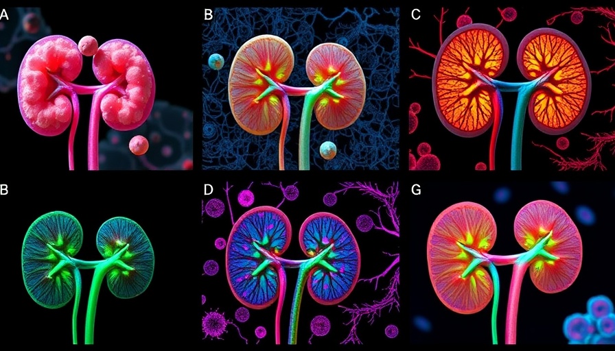 Cultured human kidney organoids from stem cells in scientific study.