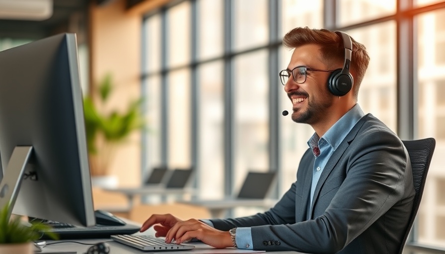Professional engaged in remote onboarding strategies via video call.