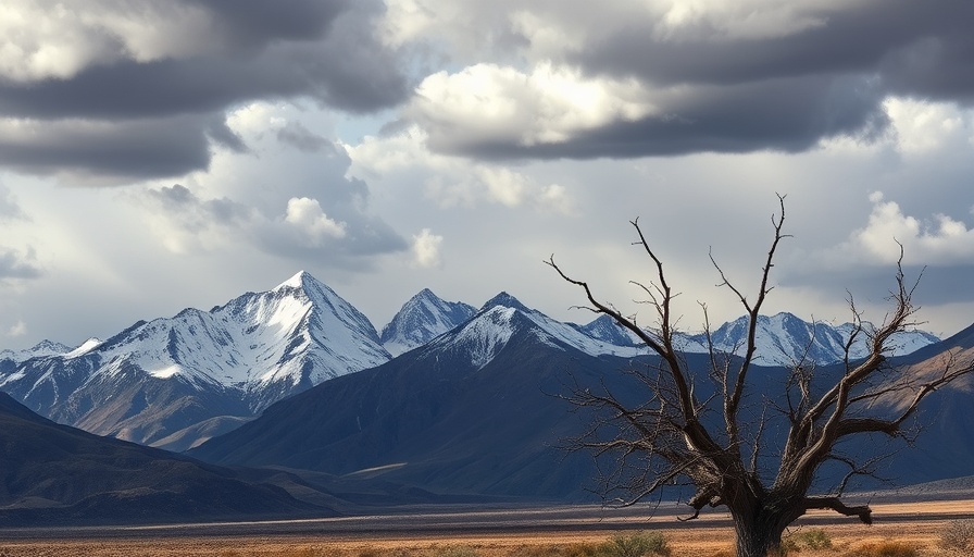 Dramatic landscape in rural Colorado highlighting Medicaid cuts effects.