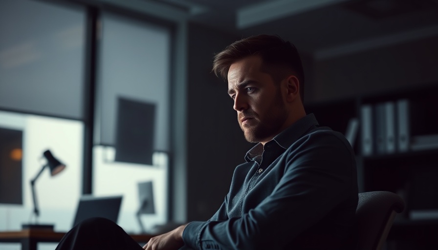 Why Creativity and Empathy Matters in an AI World - Man contemplating in office.