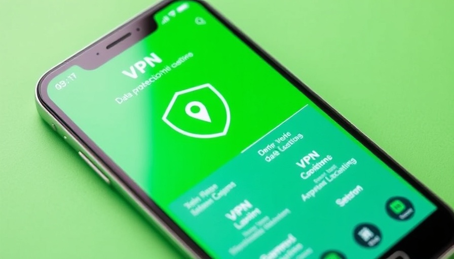 Affordable Business VPN Subscription on smartphone, data protection.
