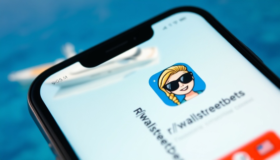Close-up of r/wallstreetbets page icon with yacht, related to Crypto IPOs.