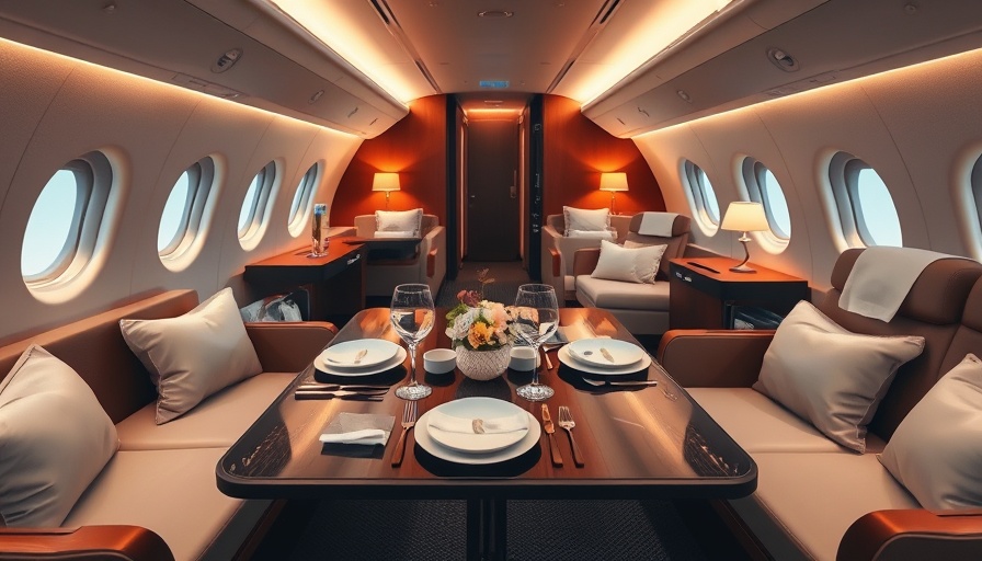Luxurious SWISS Grand Suite interior with elegant table setting.