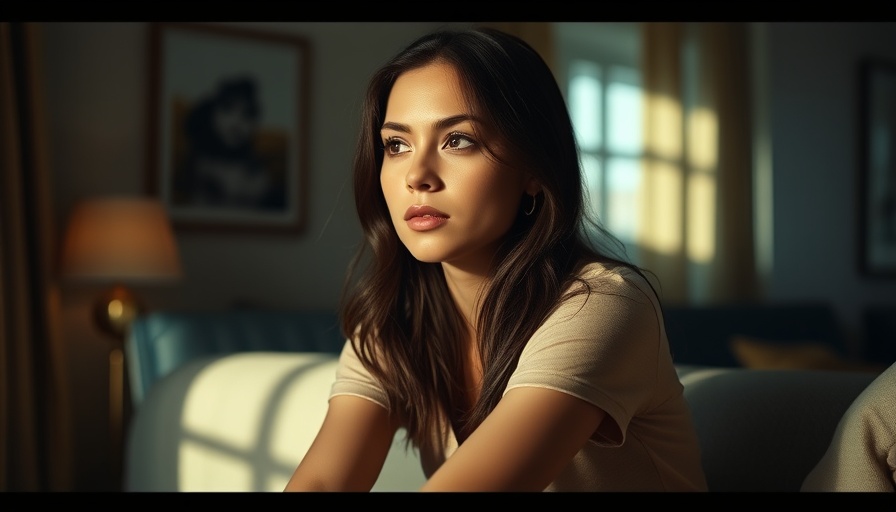 Calm young woman in dimly lit room addressing The Last of Us season two backlash.