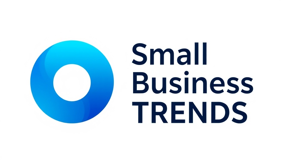 Logo for Small Business TRENDS with blue circle and text.