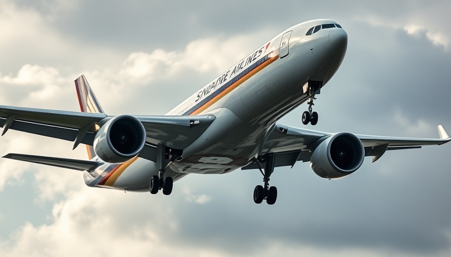 Singapore Airlines plane approaching landing, dynamic pricing
