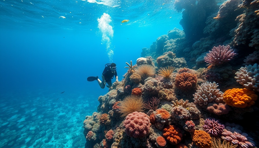Scuba diver exploring coral reef, best place to learn diving in Anguilla.