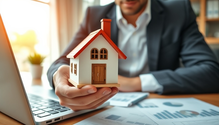Managing capital gains taxes on real estate investments concept with house and charts.