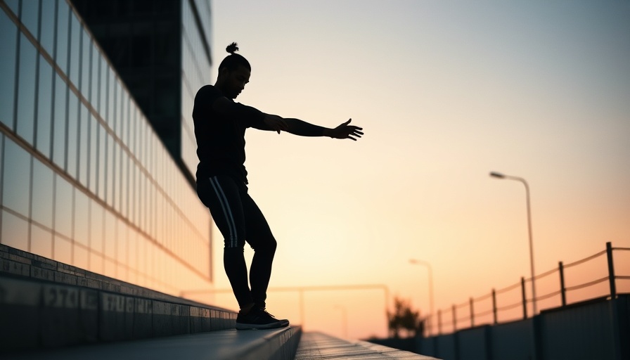 Athlete stretching on stairs, illustrating the importance of mobility in fitness.