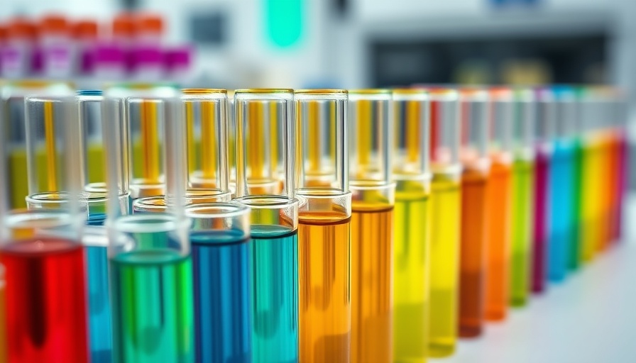Colorful laboratory test tubes for vitamin D testing quality improvement
