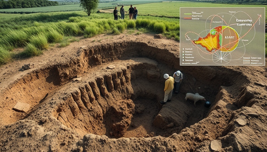 Archaeological excavation and mapping of Britain's economy post-Roman Empire.