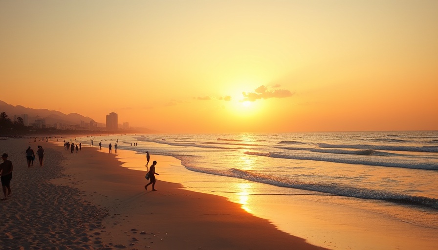 Serene sunset beach in Brazil, a must-do experience.