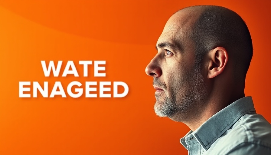 Future of software creation with engaging headline and geometric background.