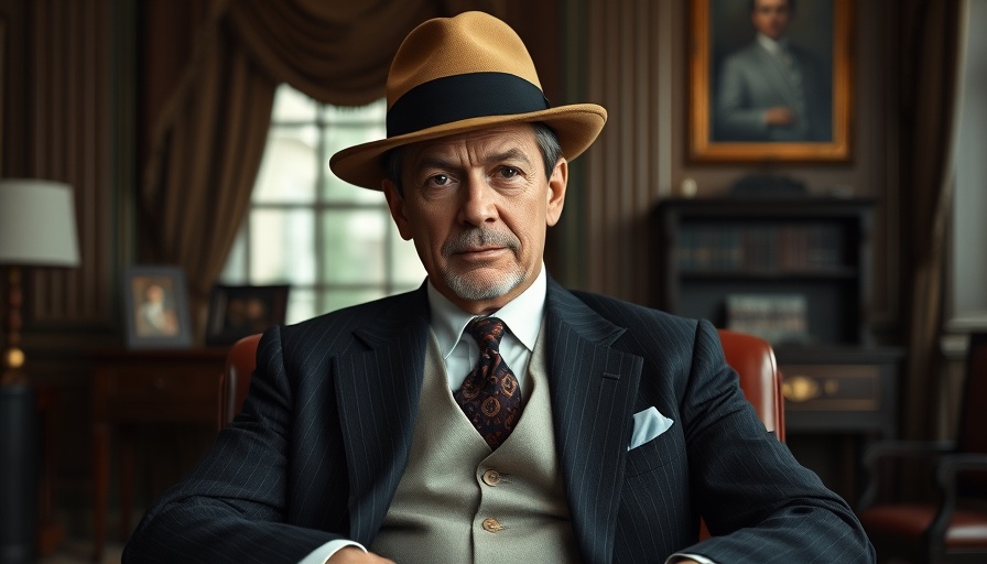 Portrait of a distinguished man in vintage attire, Robert Reed Church Black millionaire