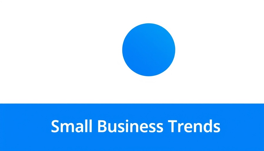 Blue logo for Small Business Trends in modern style