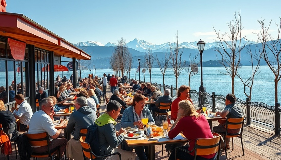Switzerland culinary experiences by a lake with mountain views.