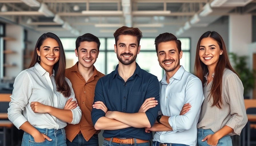 Young professionals in modern office for voice AI market research