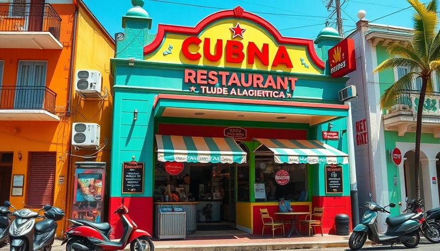 Vibrant Cuban restaurant in Louisville Kentucky, Cuban community theme