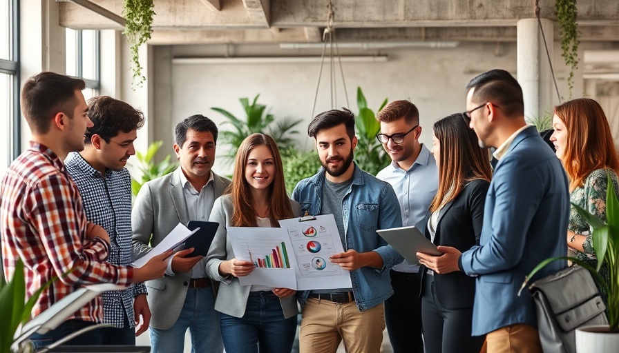 Professionals collaborating on marketing strategies to boost your brand.