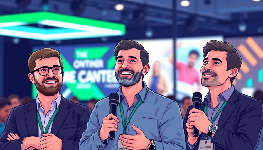 Tech conference banner featuring speakers for Raising Series A in 2026