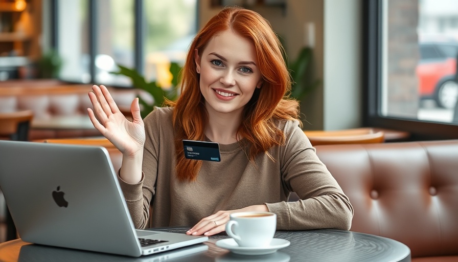 Using American Express for contactless cafe payment.