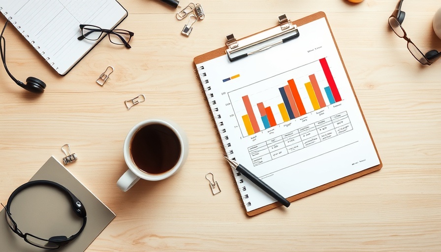 Office desk with sales charts, showing how to compute break even sales.