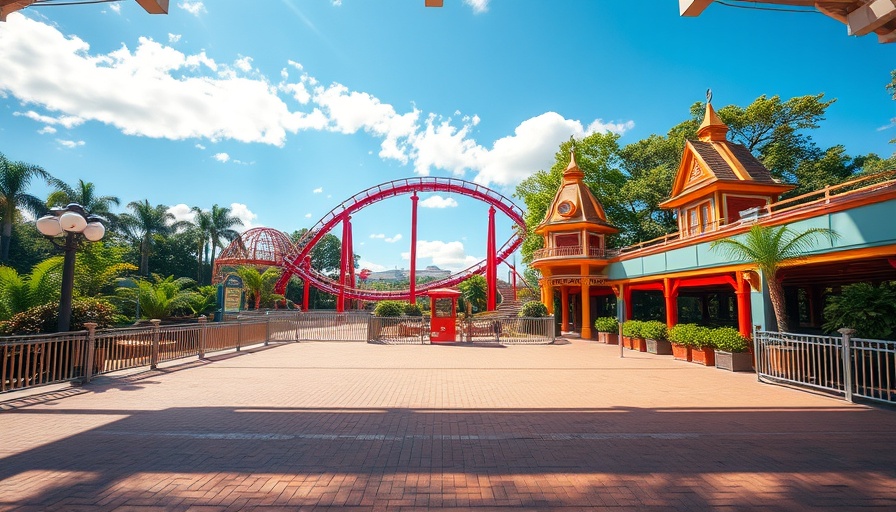 Universal Orlando safety protocols shown with signs and closure during daytime.