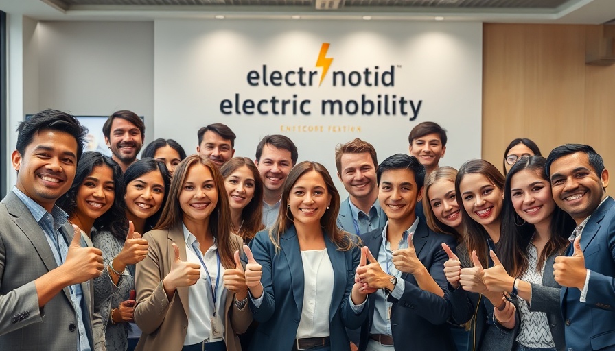Diverse professionals promoting electric mobility in Nigeria, conference.