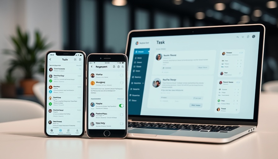 Sleek devices showcasing task management to streamline tasks and projects.