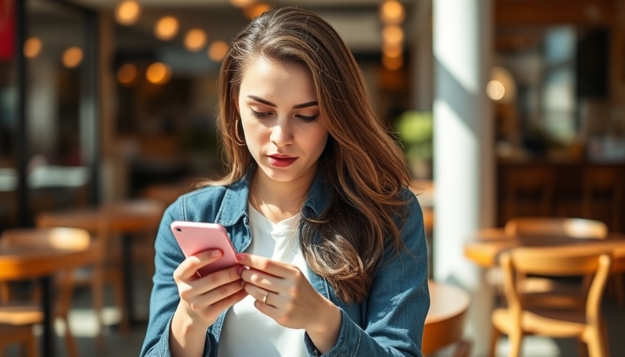 Young woman with the Capital One Spark Miles for Business credit card in a cafe.
