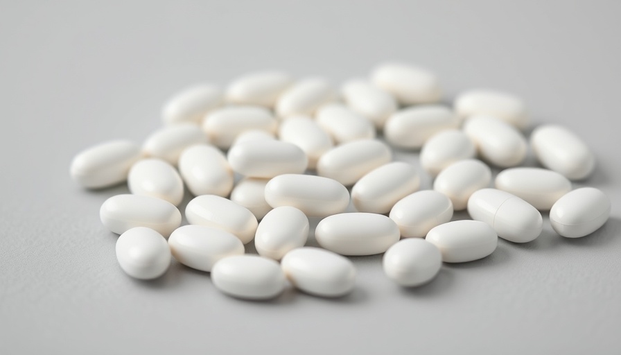 White oval pills on gray background, related to statins and life extension.