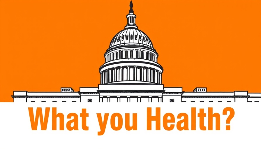 Illustration of U.S. Capitol with 'What the Health?' text.