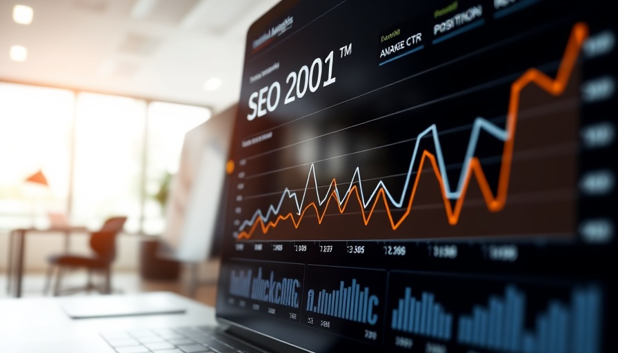 SEO analytics dashboard highlighting metrics for a visibility audit