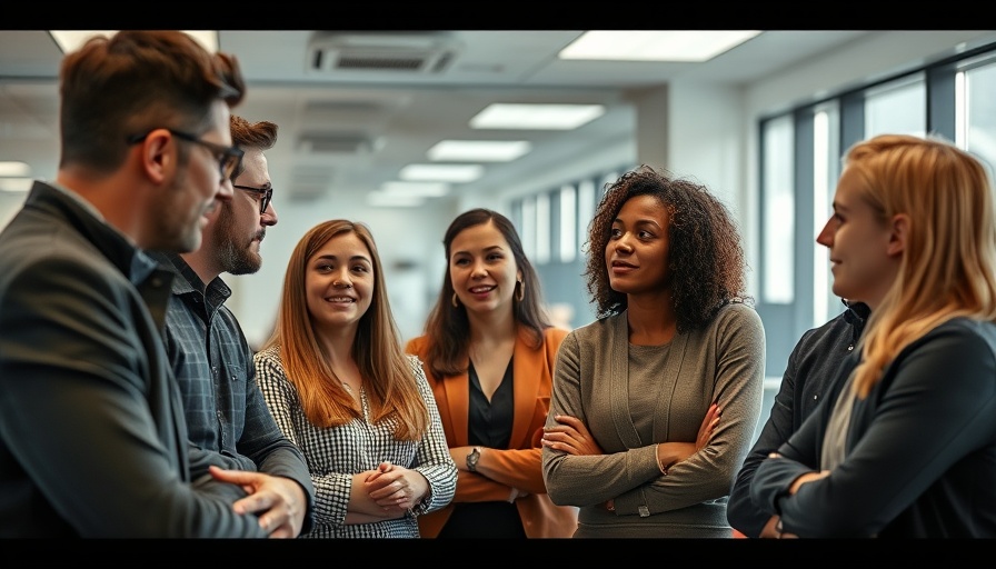 Professionals discussing Moats for AI Startups in an office setting.