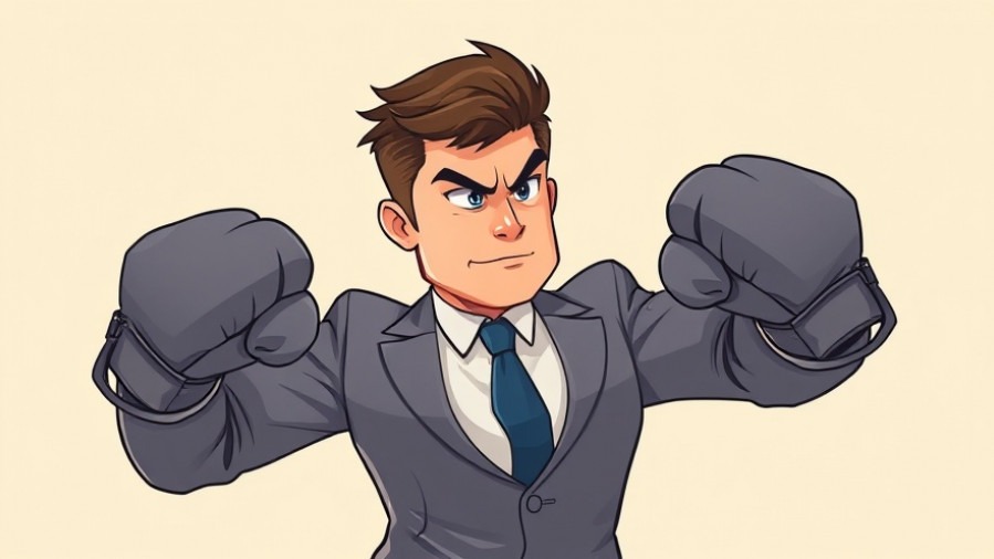 Businessman using a shield to adapt and defend against challenges, illustrating emotional intelligence in career growth.