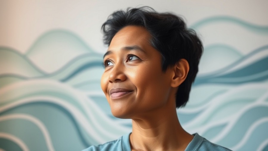 Diverse adult with a hopeful expression, symbolizing hope in regenerative medicine.