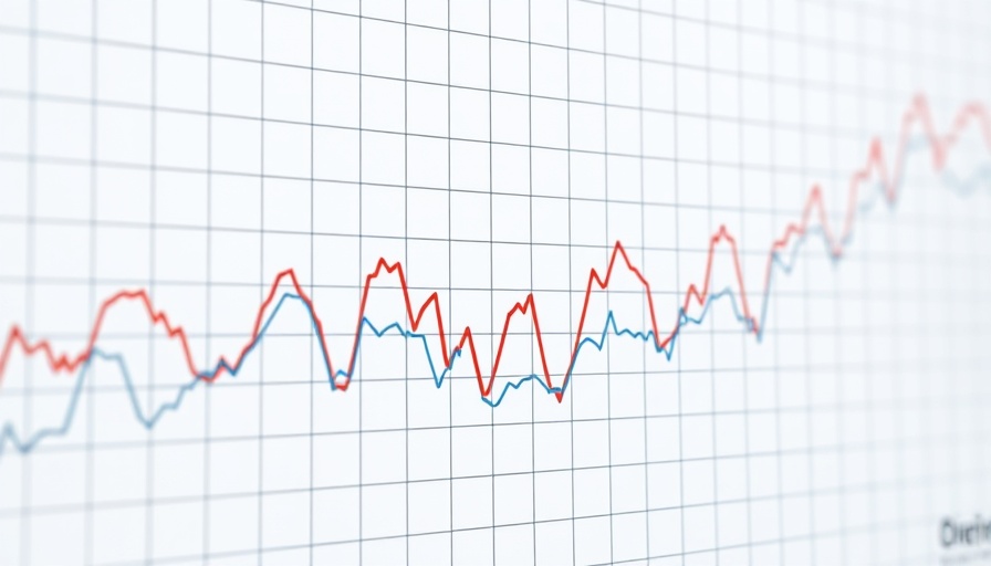 AI Stock Investment trends visualized with a graph of major tech companies.