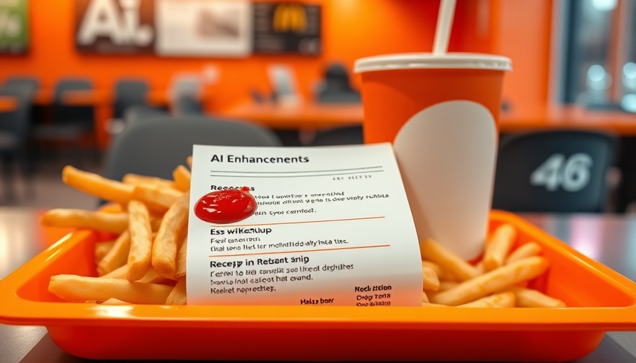 Fast food tray highlighting AI use in restaurant loyalty programs