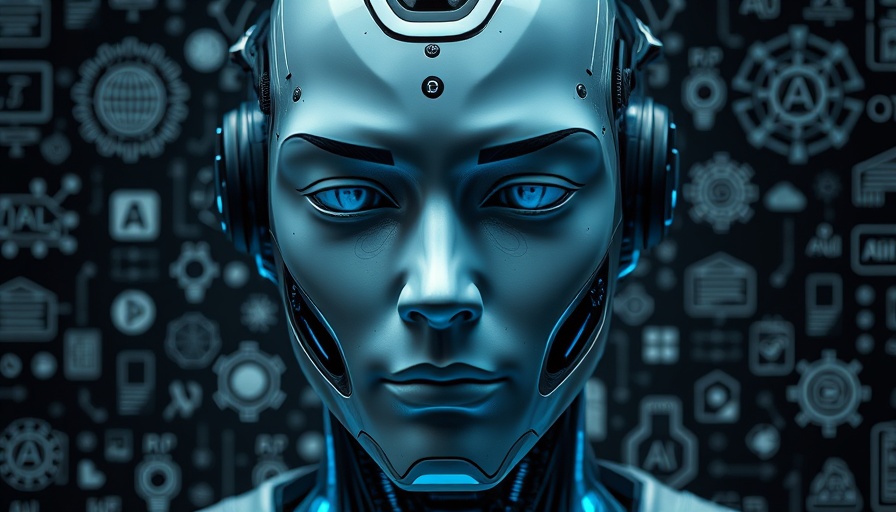 AI's Role in Higher Education: Human and AI integration with educational symbols.