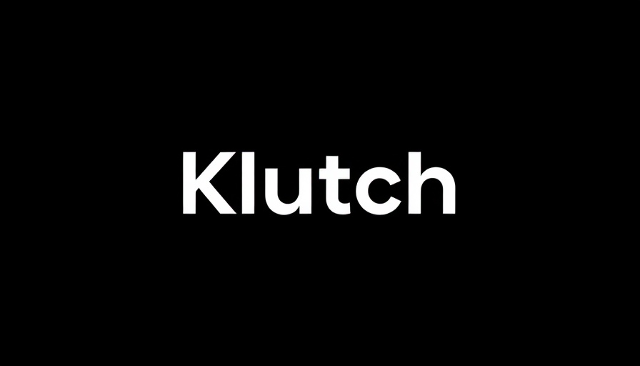 Klutch AI Construction logo design with sleek symbolism.