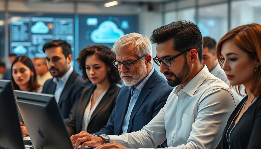 Modern AI-powered contact center with cloud technology focus.