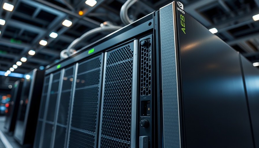 Nvidia DGX B300 AI server highlighting Nvidia Broadcom AI investment opportunities.