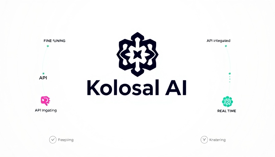 Kolosal AI tools logo with feature icons in a minimalist design