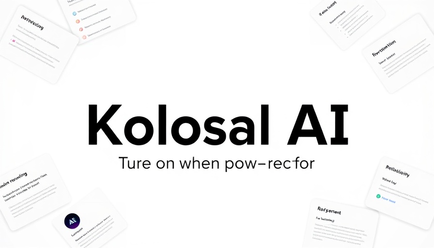 Kolosal AI tools for professionals, sleek minimalist design.