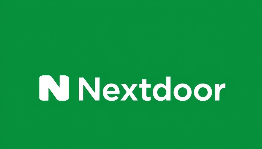 Simple 'Nextdoor' logo on green background related to AI talent spending spree.