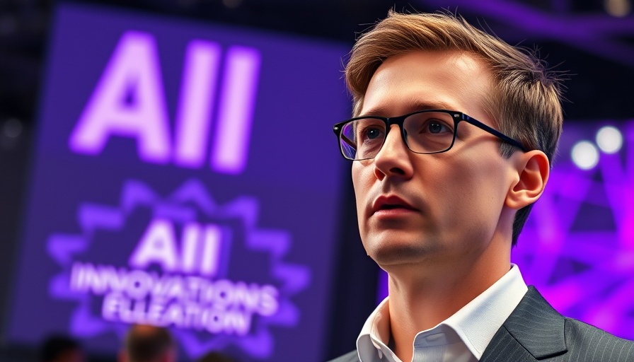 Tech presenter at LG AI talk on market analysis tools